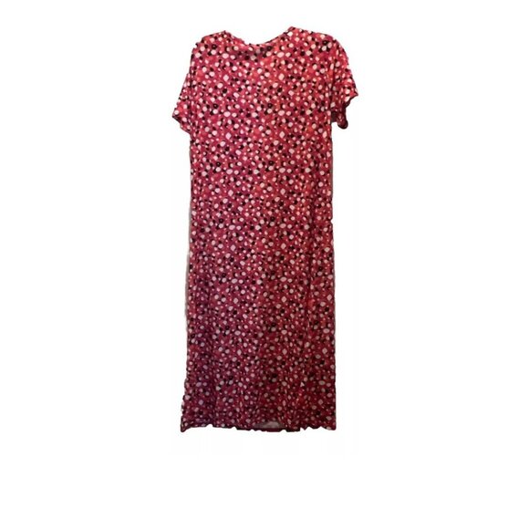 West Loop Size M Long Dress Multi Dot Mix Print Color Sun Dress, New - Picture 3 of 6